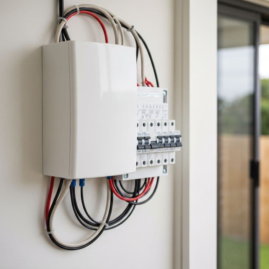 Modern switchboard installation
