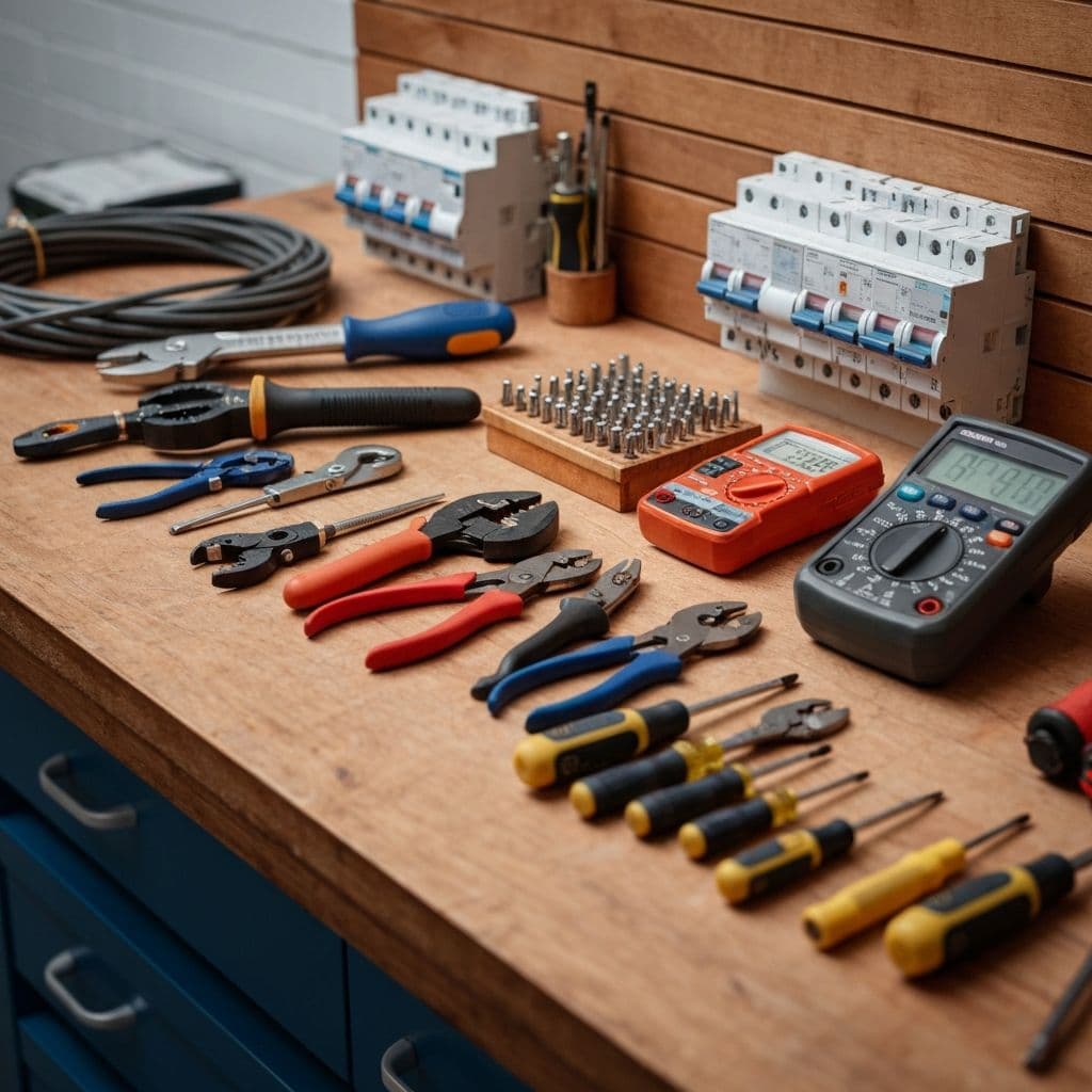 Professional switchboard installation